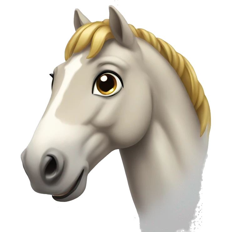 lauhging horse emoji