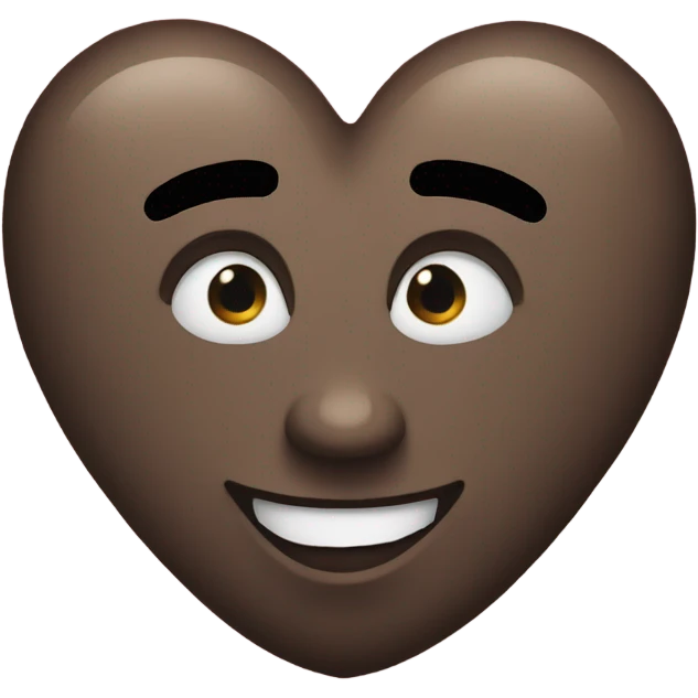 Heart with "PAAK" written on it emoji