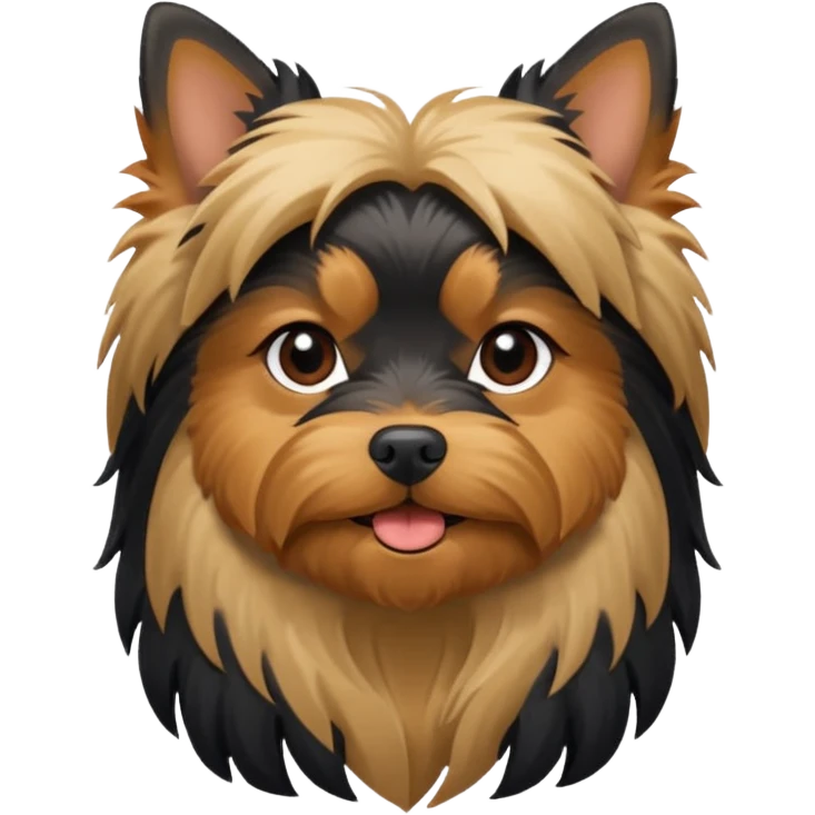 Un perro yorkshide emoji