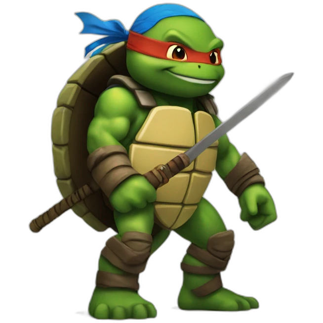 Leonardo TMNT emoji
