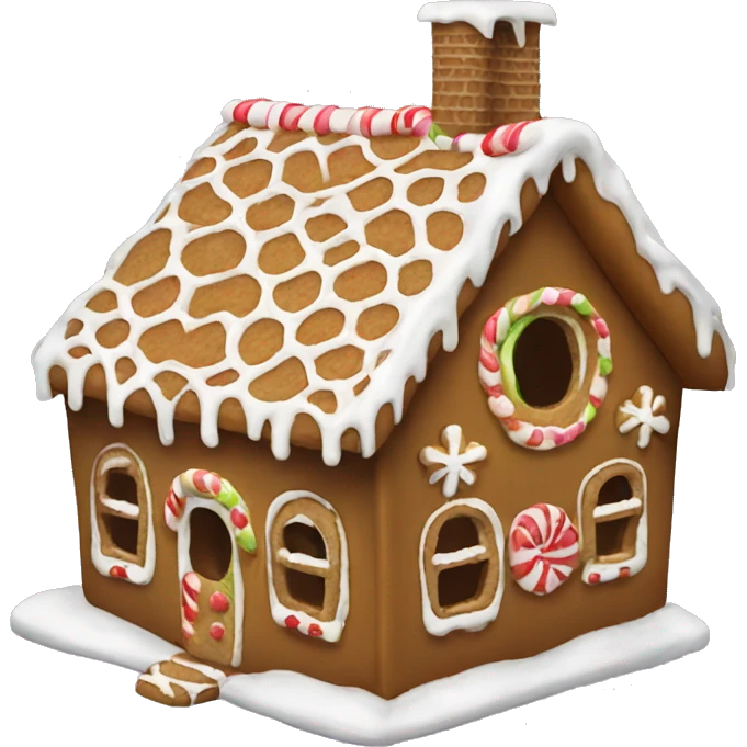 gingerbread house  emoji