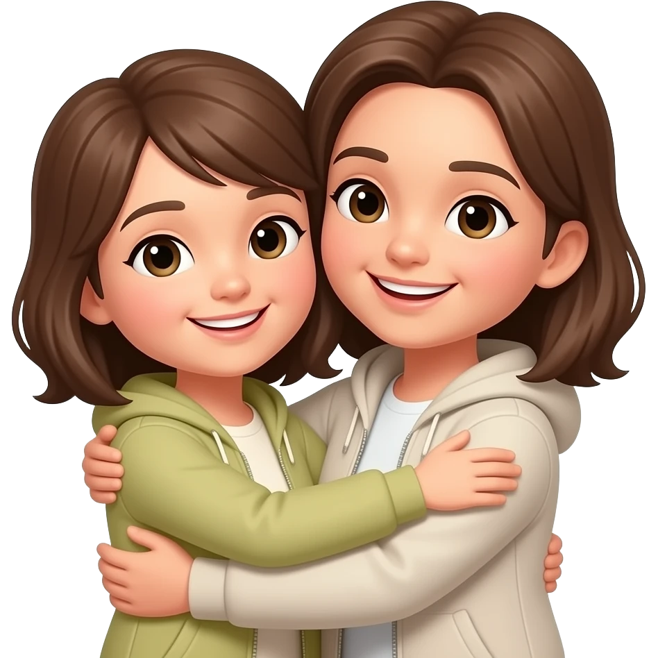 This emoji 🫂 beige color emoji