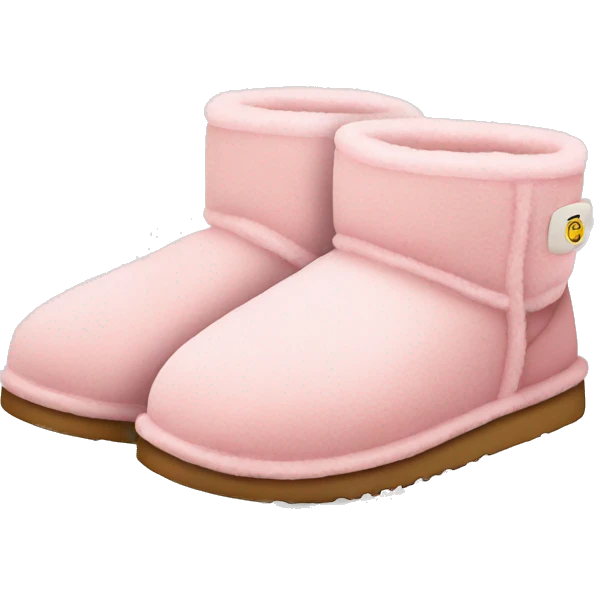 light pink ugg slippers  emoji