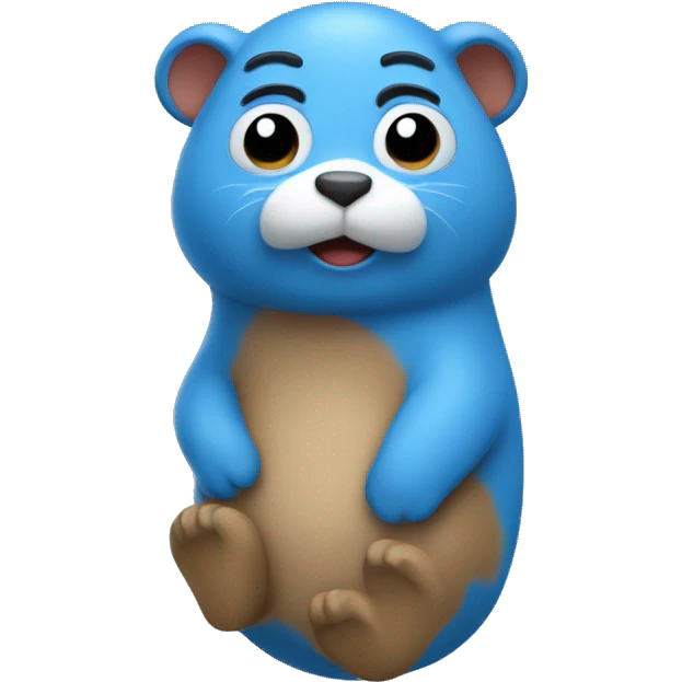 Blue Golang Gopher emoji