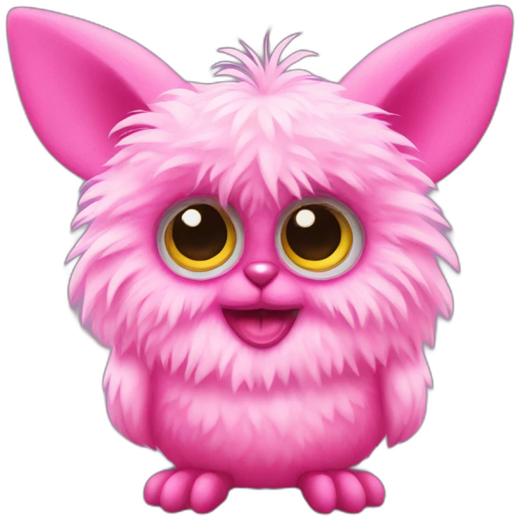 Pink Furby emoji