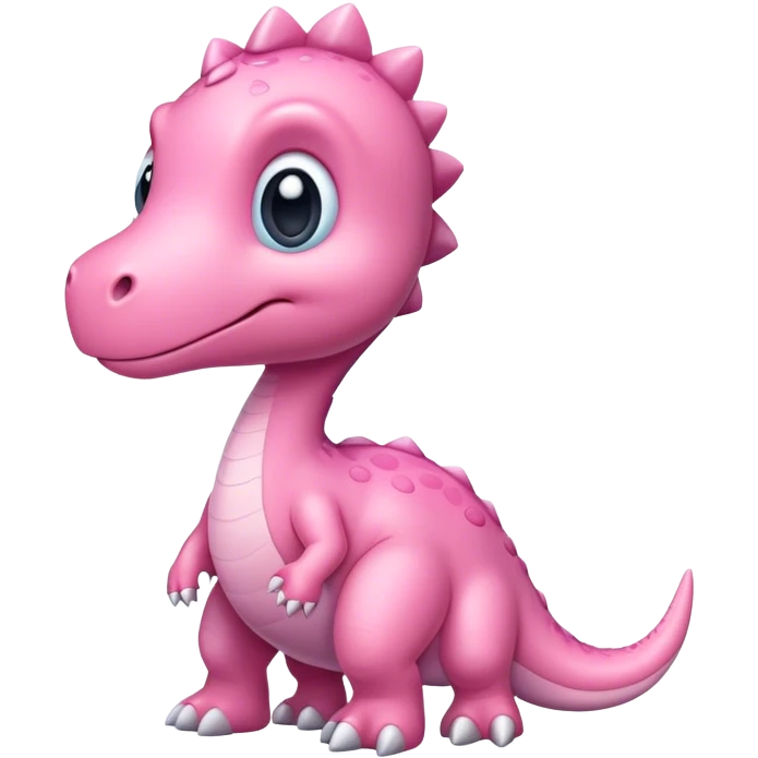 baby pink dinosaur emoji