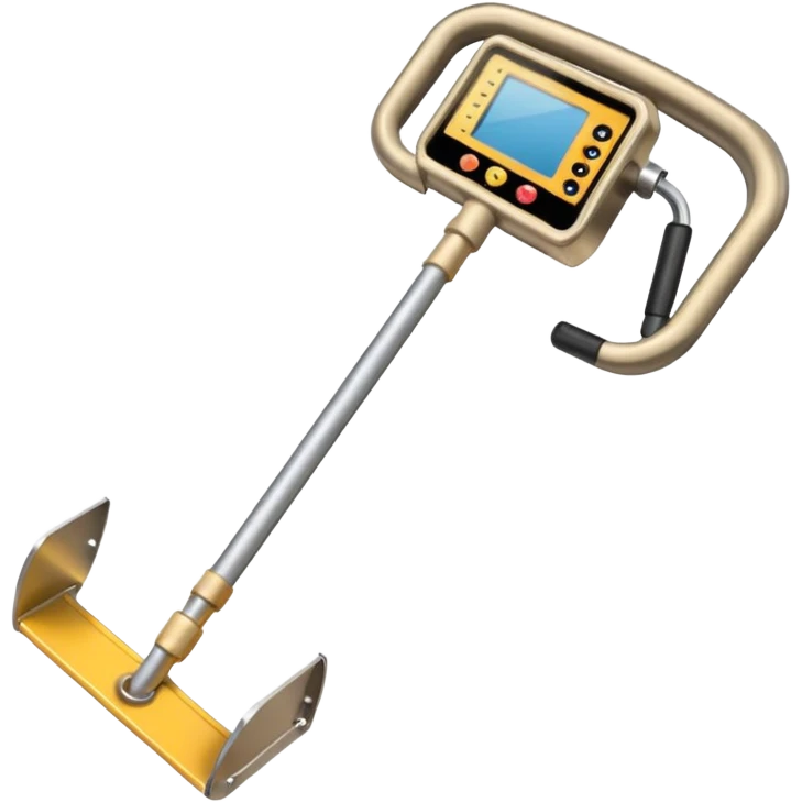 Realistic metal detector like a minelab emoji