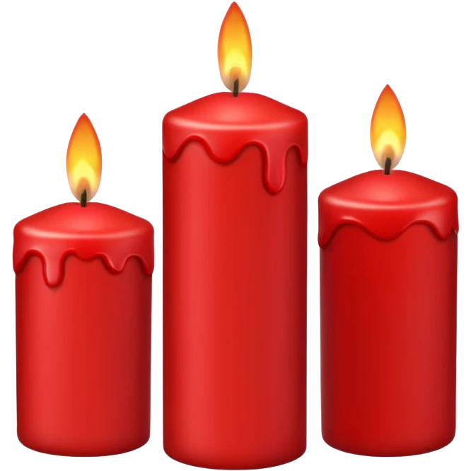 Red candle emoji