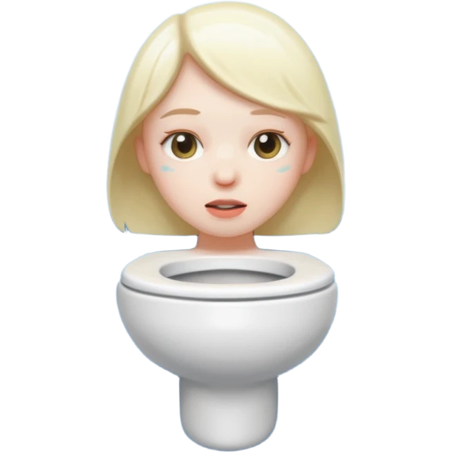 Head in toilet  emoji