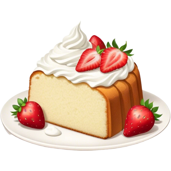 Strawberry pound cake emoji