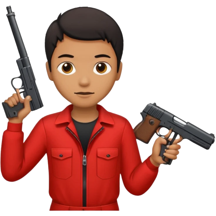 Tokyo in the la casa de papel TV show emoji