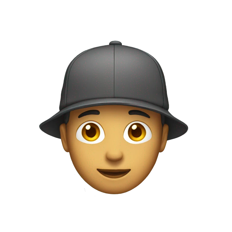 Homme avec casquette  emoji
