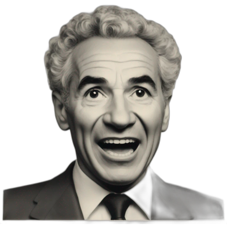 Aldo Moro shouting emoji