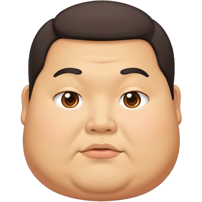 Asian chubby guy emoji
