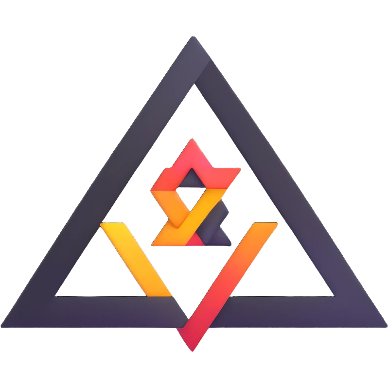 modern geometric logo emoji