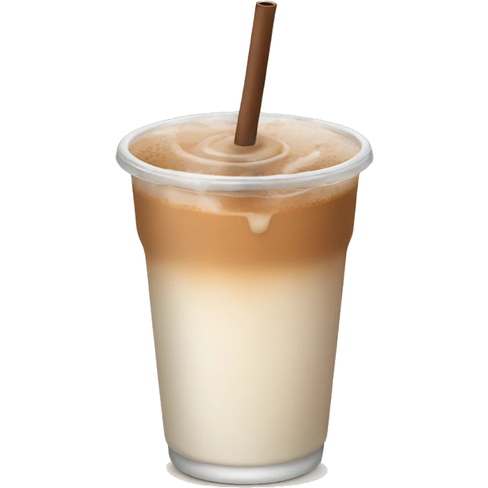 iced chai latte emoji