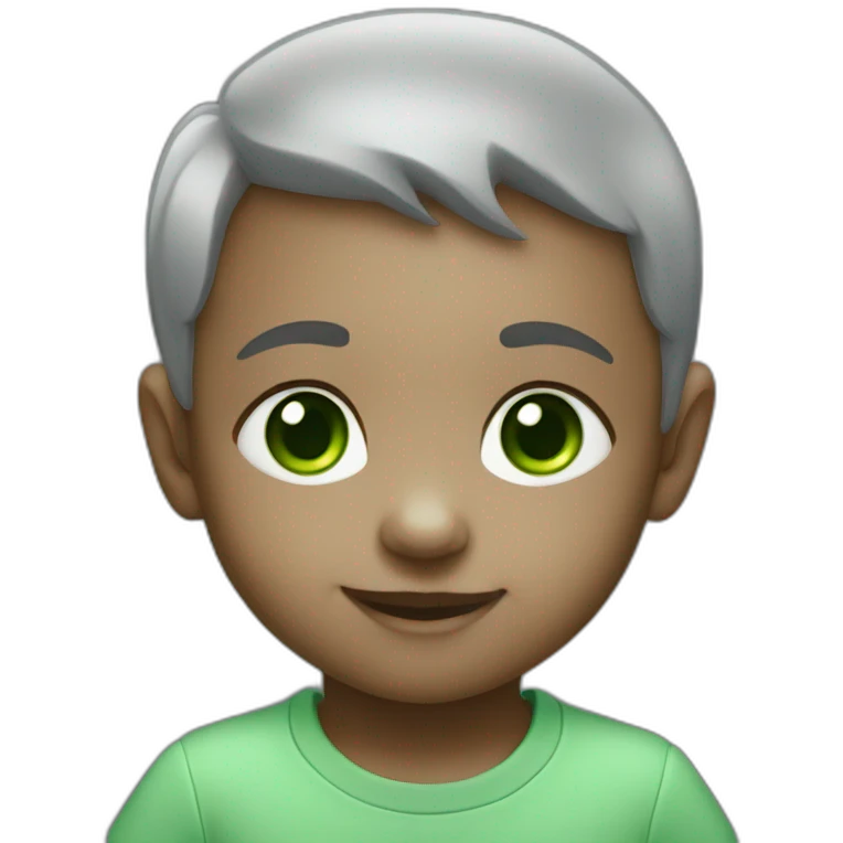 baby-smiling-with-grey-skin-and-green-pupils emoji
