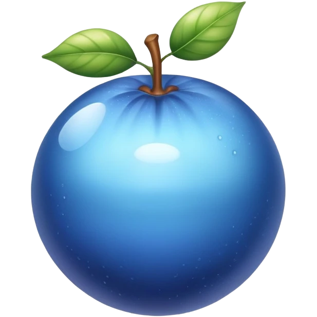 Blue Fruit emoji