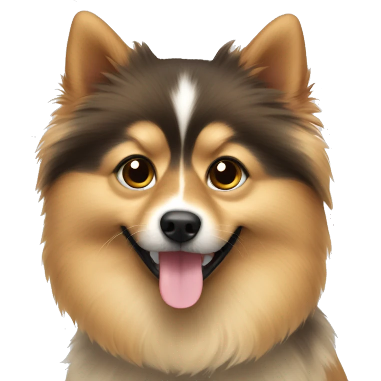 Spitz breed emoji
