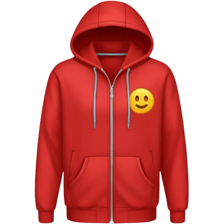 Red hoodie jacket emoji
