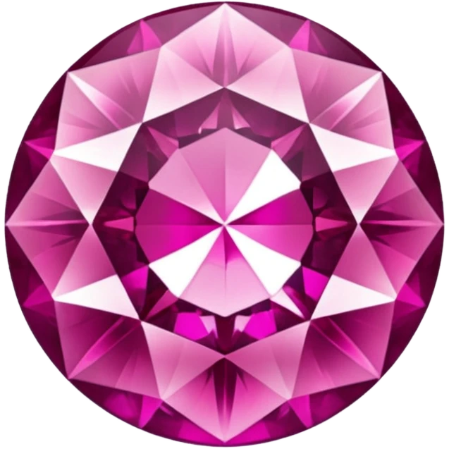 pink with gold tones gemstone emoji