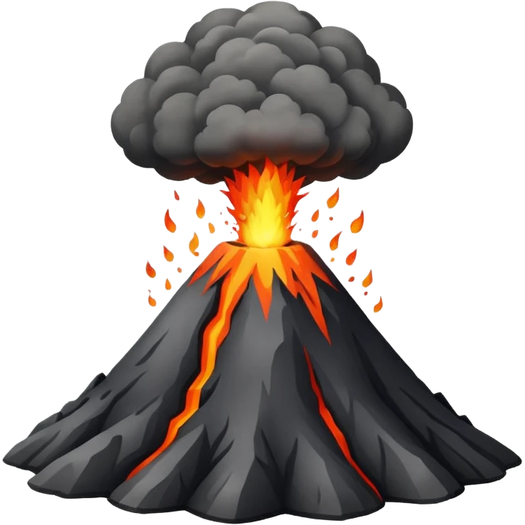 Volcano
 emoji