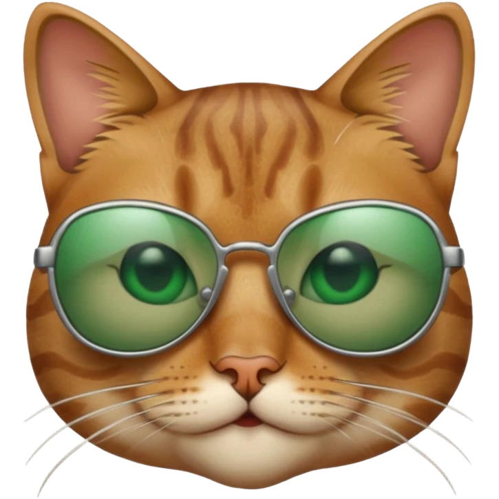 Cat wearing sunglasses emoji