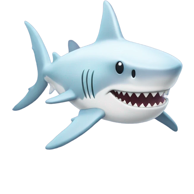 shark ghost emoji