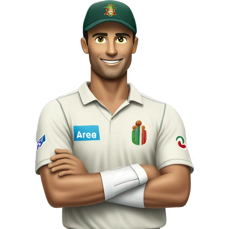 Cr 7 in cricket  emoji