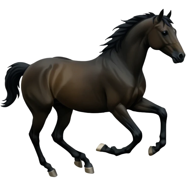 gallop silhouette emoji