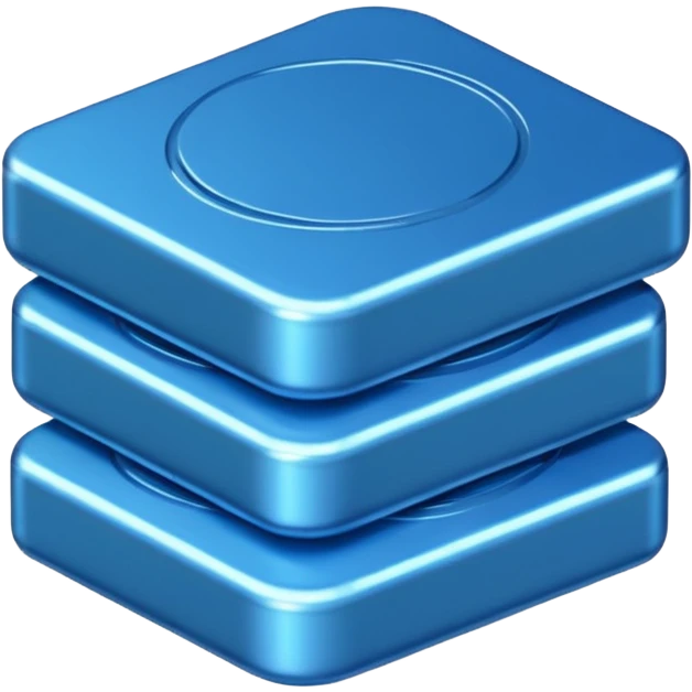 blue coins credit in a package emoji