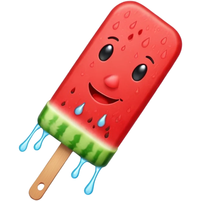 watermelon popsicle emoji