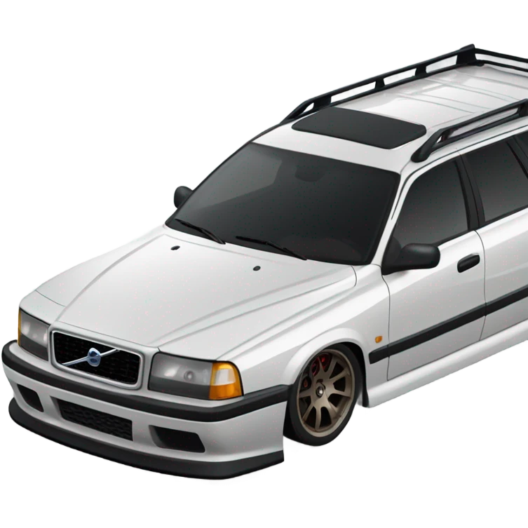 Volvo wagon drift car emoji