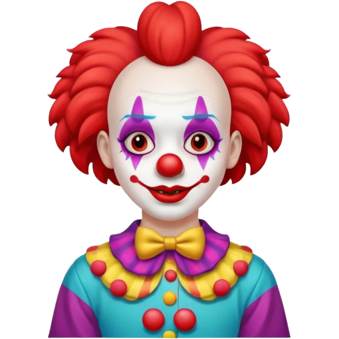 black skater clown emoji