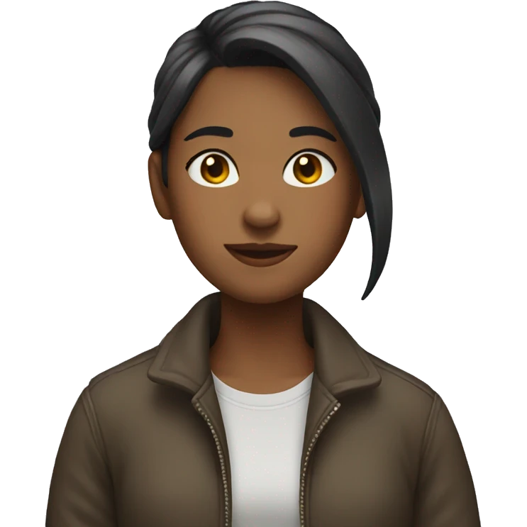 girl without jacket emoji