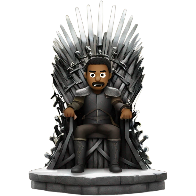 Animated iron throne  emoji