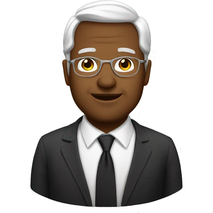 white Mayor emoji