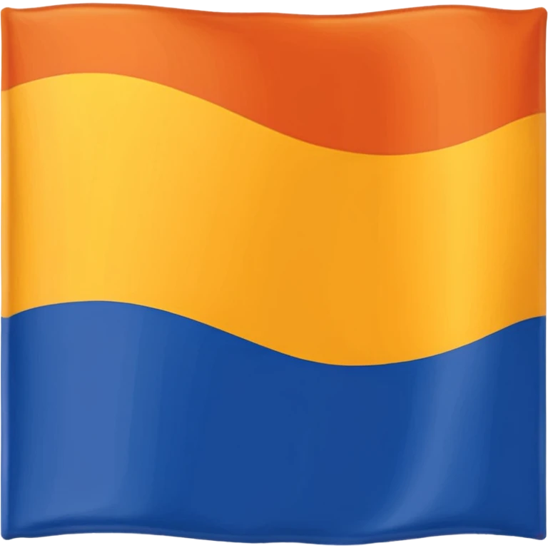 a flag with these colours : 🧡💛🤍🩵💙 from up to down emoji