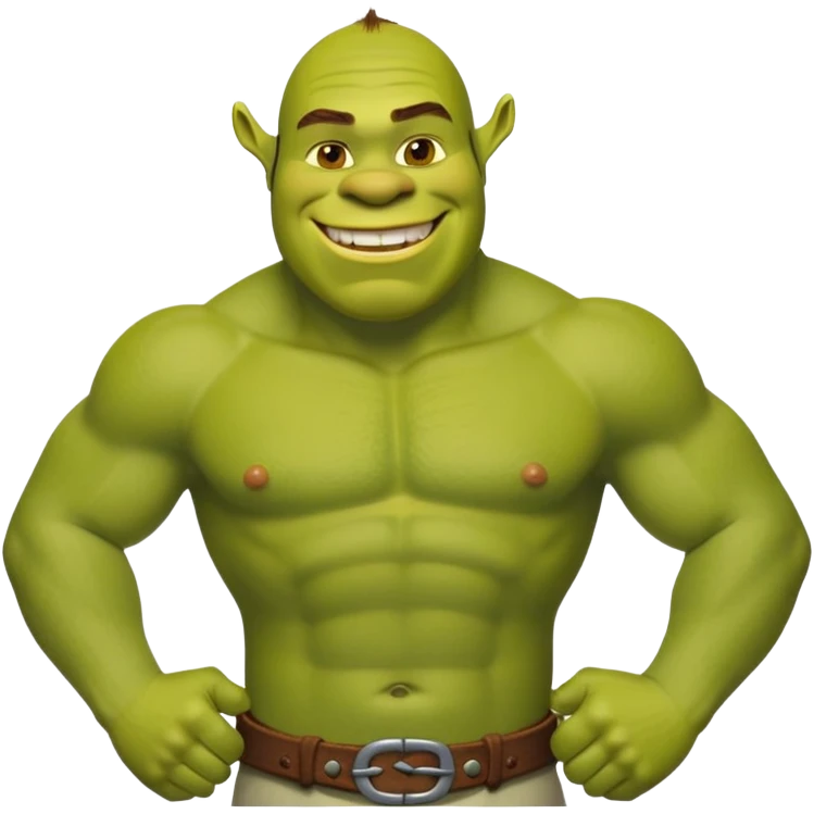 Gigachad shrek emoji