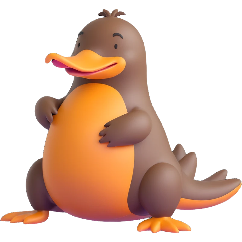 platypus farting emoji