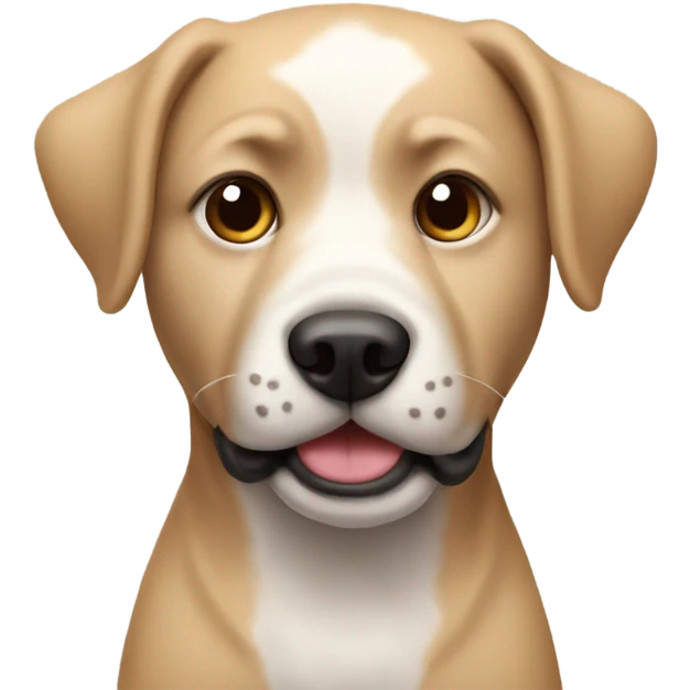Crea a un perrito enojado  emoji