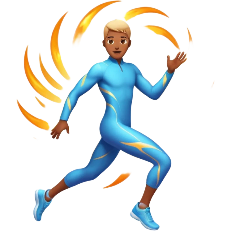 person teleporting emoji