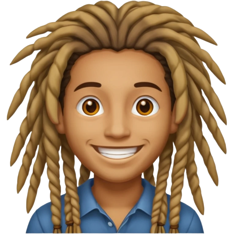 Hipster dreadlocks emoji