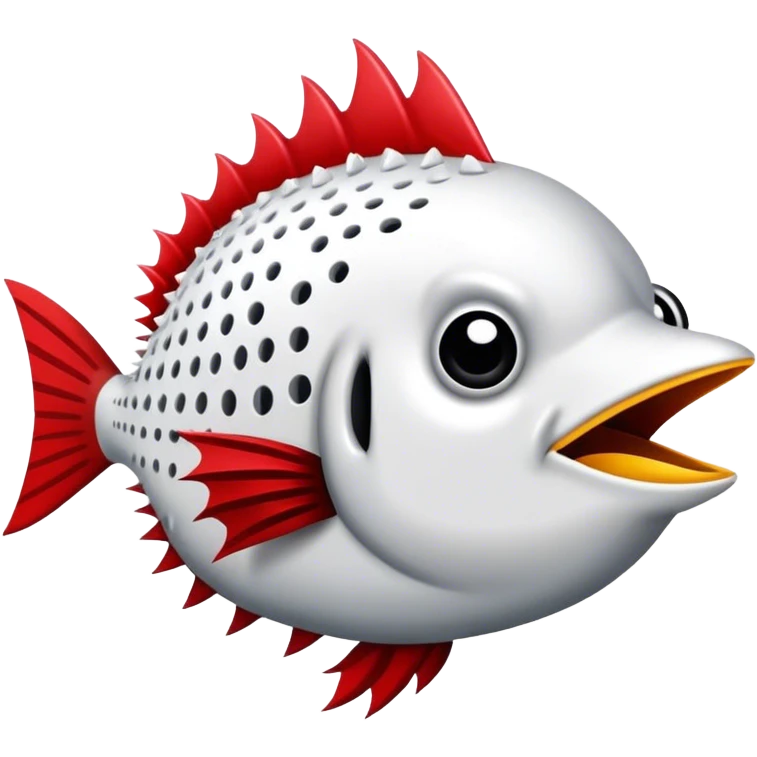 Arizona Cardinals BlowFish with Spikes emoji