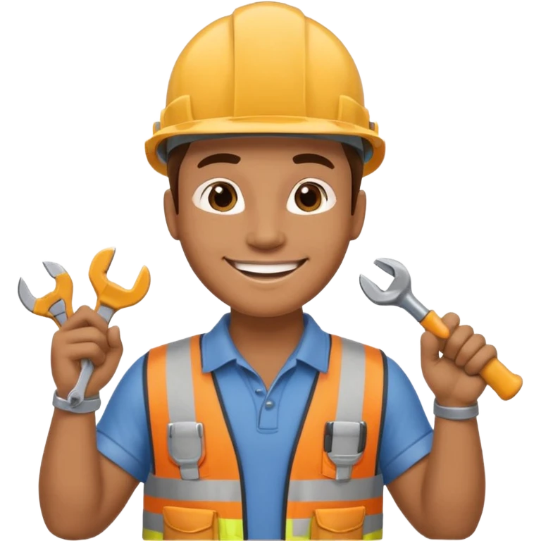 hazme un emoji estilo apple que sea constructor de una empresa emoji