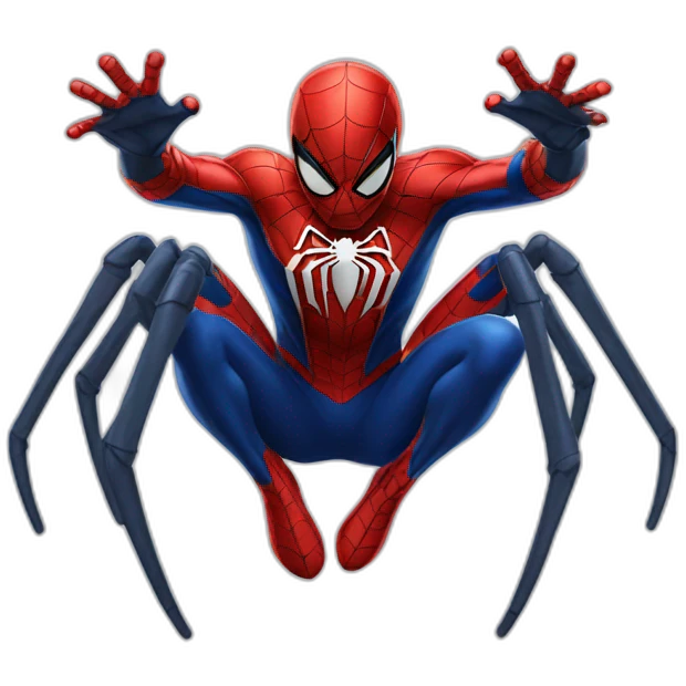Spot spider man emoji