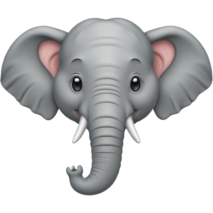 A happy elephant emoji