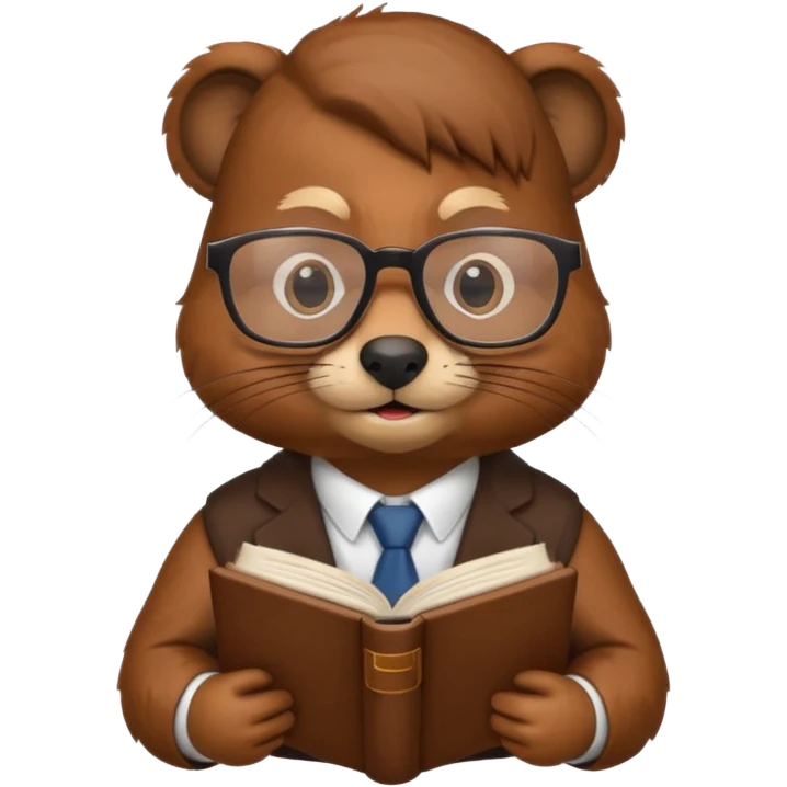 beaver professor emoji