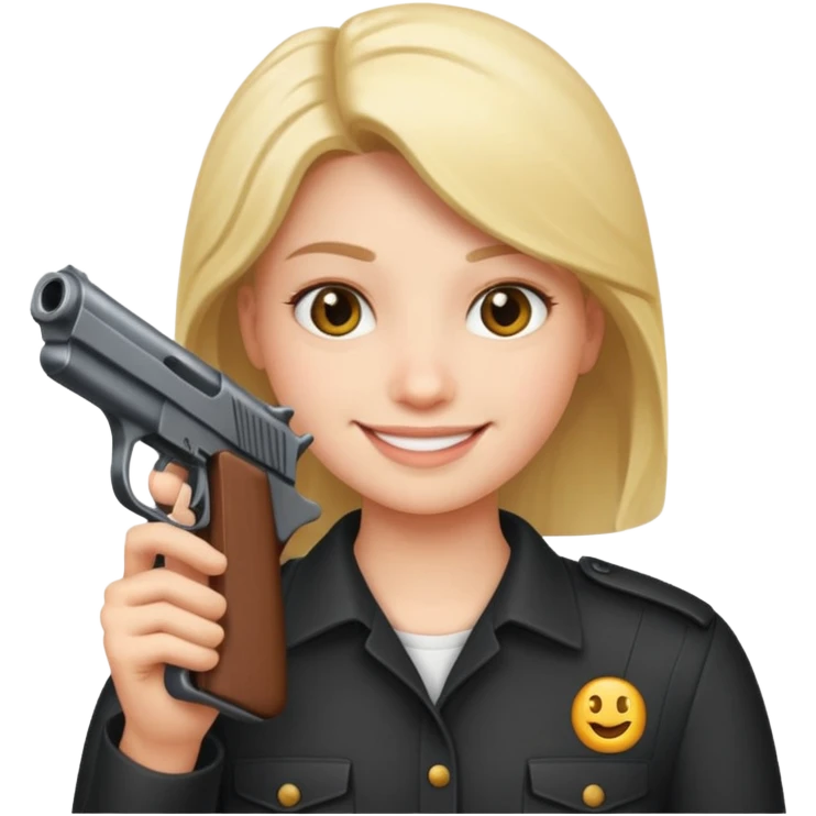 Emojji joining gun at you emoji