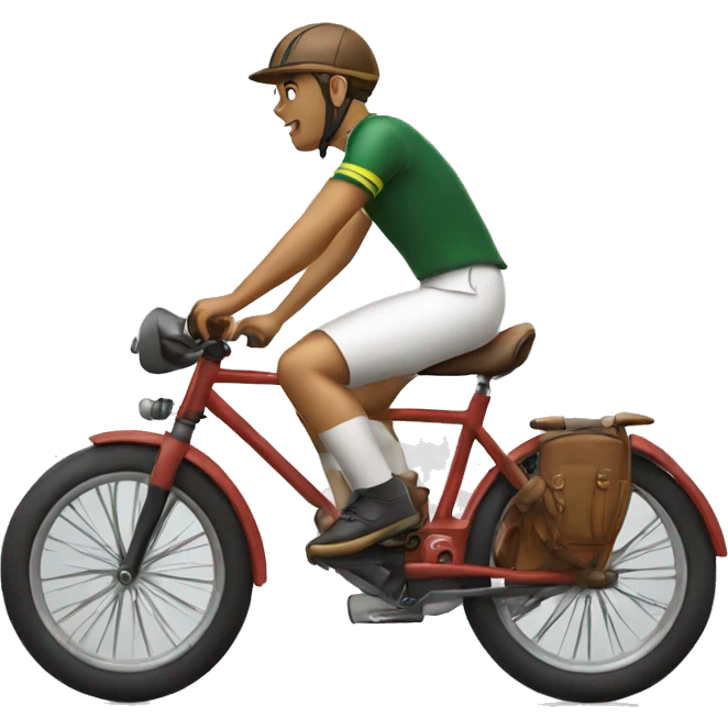 polo player on bike emoji